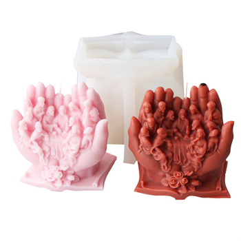 Μορφή από σιλικόνη για κεριά με θέμα Τελευταίο Δείπνο, χειροποίητη, για αρωματικά κεριά – ακανόνιστος σχηματισμός