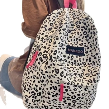 Γυναικείο σακίδιο πλάτης, καμβάς, χωρητικότητας 36–55 λίτρων, στυλ δρόμου, ριγέ μοτίβο