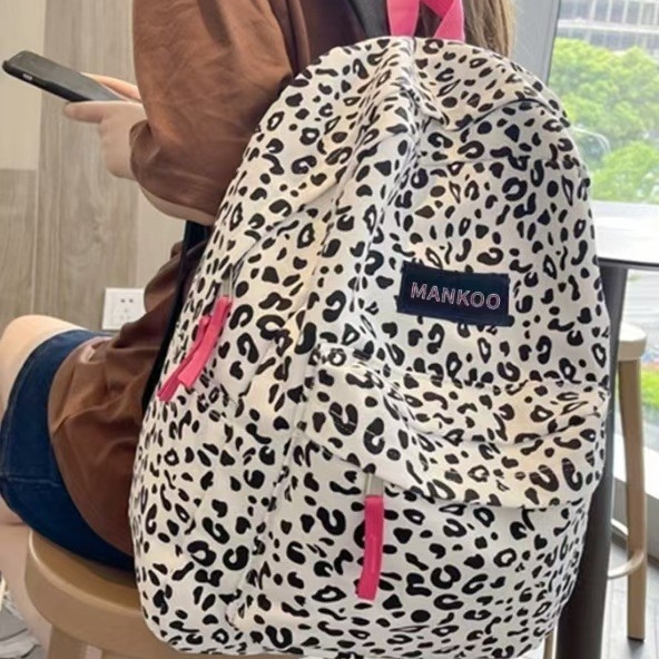 Женска раница, канвас, 36–55 л, стил уличен тренд, райета