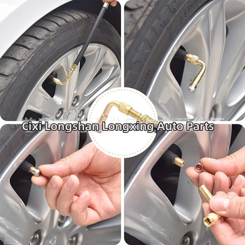 Σετ επεκτατήρα βαλβίνας για ελαστικά tubeless — χαλκός βαλβίνας, βιδωτή εγκατάσταση, κοινός πυρήνας, κατάλληλο για αυτοκίνητα, φορτηγά και ποδήλατα