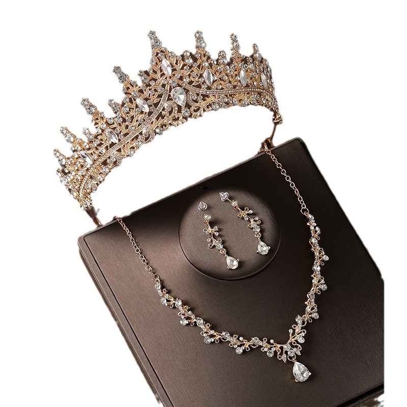 Baroko karūnos galvos aksesuarų rinkinys, medžiaga: lydinys