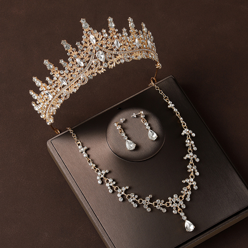 Baroko karūnos galvos aksesuarų rinkinys, medžiaga: lydinys