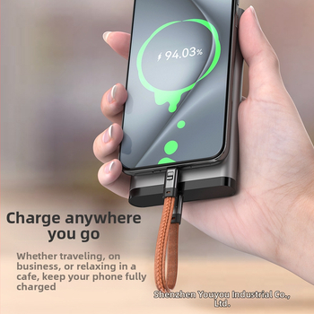 PD240W greito įkrovimo odinis kakliukas kabelis – USB-C ir Lightning, skirtas Android ir Apple įrenginiams, modelis A57