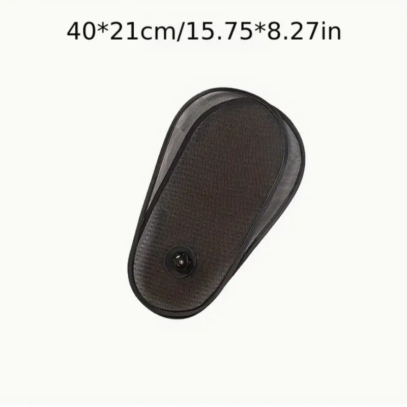 Parasolar auto din plasă cu ventuze pentru geamuri, stil simplu