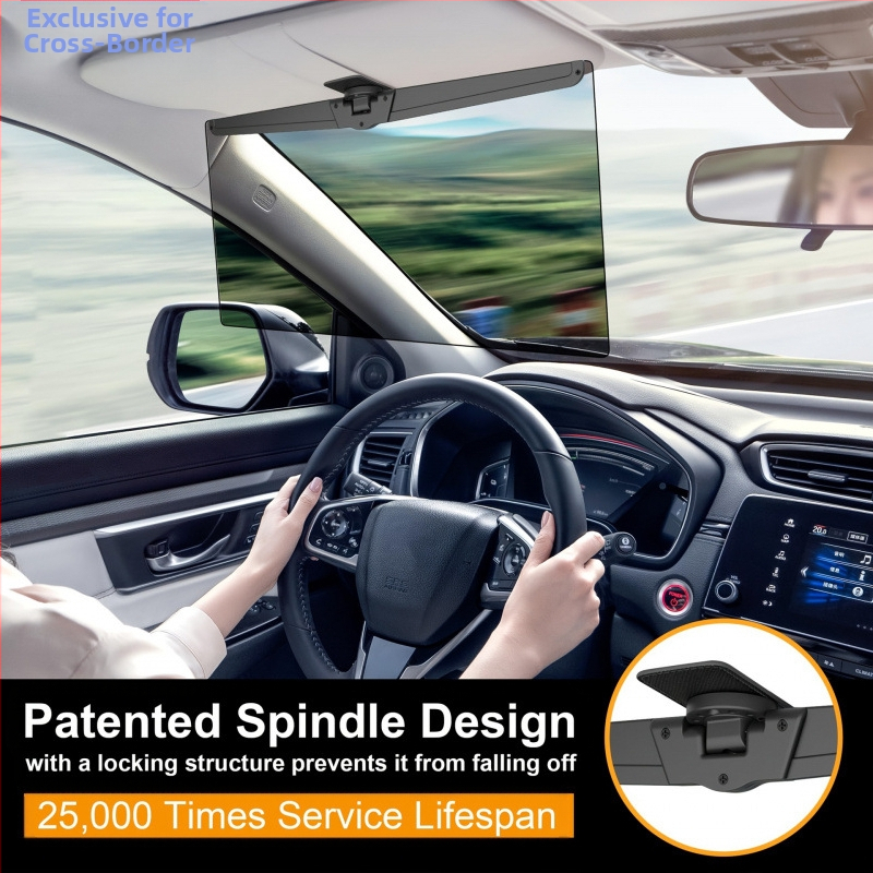 Toyota rozšírenie slnečného tienidla pre auto, Polarizované, Plastové, Inštalácia kliknutím