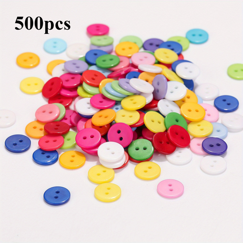 Junori DIY komplet gumba za djecu – plastični gumbi – dizajn srce‑medvjed