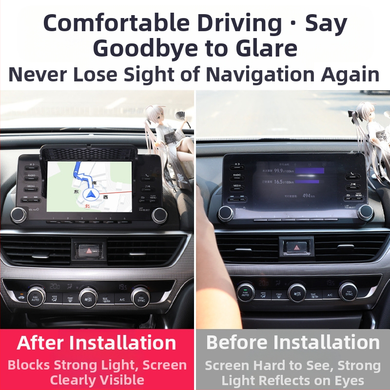 Navigačná clona pre automobilový displej, ABS materiál, model 133, značka Runner