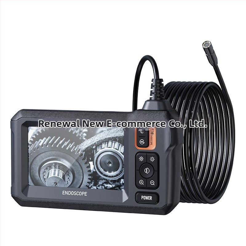 C30-M индустриален тръбопроводен ендоскоп с 1080P, 4,3-инчов LCD дисплей, IP67, 70° ъгъл на виждане, 8 мм сонда