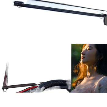 Automatinė teleskopinė saulės užuolaida priekinio stiklo sunkvežimiams ir autobusams – UV apsauga, plastmasos medžiaga, tvirtinimas su siurbtukais