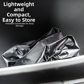 Κάλυμμα τιμονιού αυτοκινήτου από ύφασμα 190T, σκιά ηλίου και μόνωση θερμοκρασίας, καθολική εφαρμογή, τοποθέτηση με κλιπ