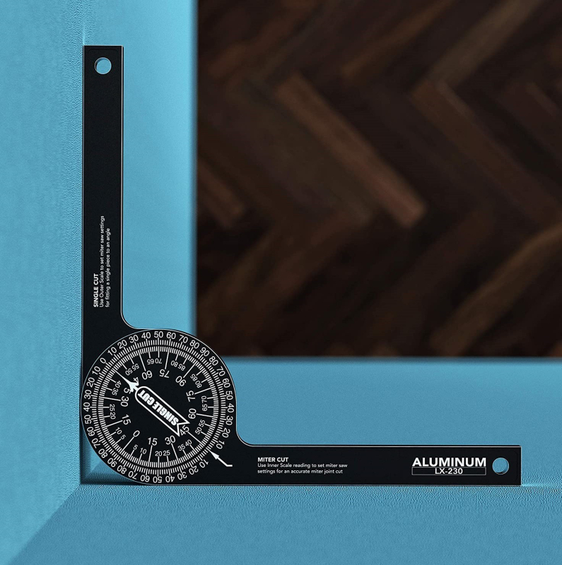 Puitetöö 360° protractori ja nurga mõõdik mitre-saele