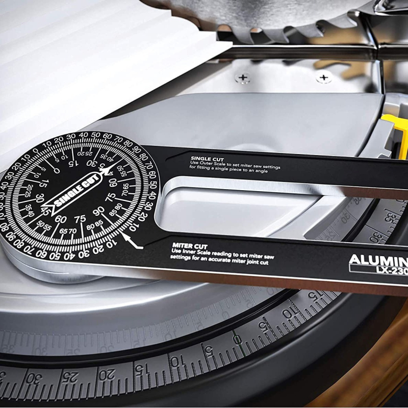 Puitetöö 360° protractori ja nurga mõõdik mitre-saele