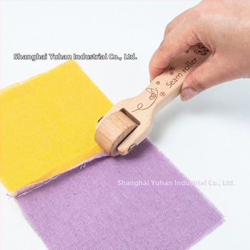 Šivalački valjak i pritiskajući valjak od čvrstog drva za patchwork – alat za šivanje DIY