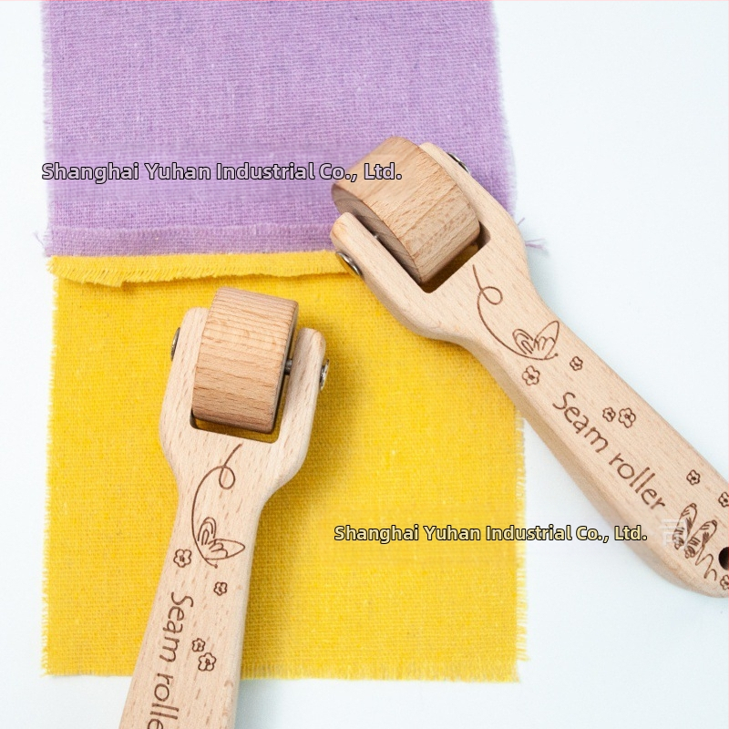 Šivalački valjak i pritiskajući valjak od čvrstog drva za patchwork – alat za šivanje DIY