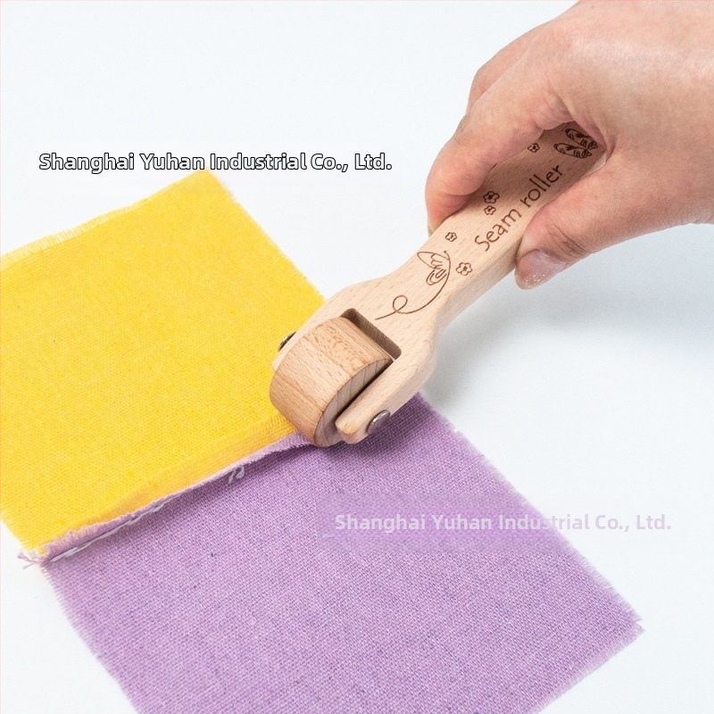 Ролка за шевове и пресоващ вал от буково дърво за пейчворк — инструмент за шиене DIY