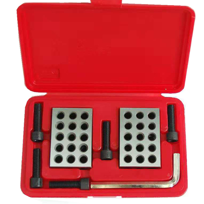 JAVIER paralēlie plākšņu bloki, 23 caurumi, konfigurācija 1-2-3, metriski un impērijas standarti