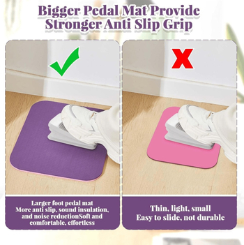 Anti-slip kilimėlis siuvimo mašinai, sumažina vibracijas ir triukšmą | Medžiaga: TPE; Storis: 6 mm; Svoris: 180 g; Kategorija: jogos kilimėlis