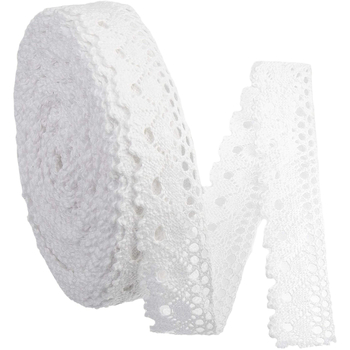 Дантелена лента за занаяти, млечна коприна, марка Други