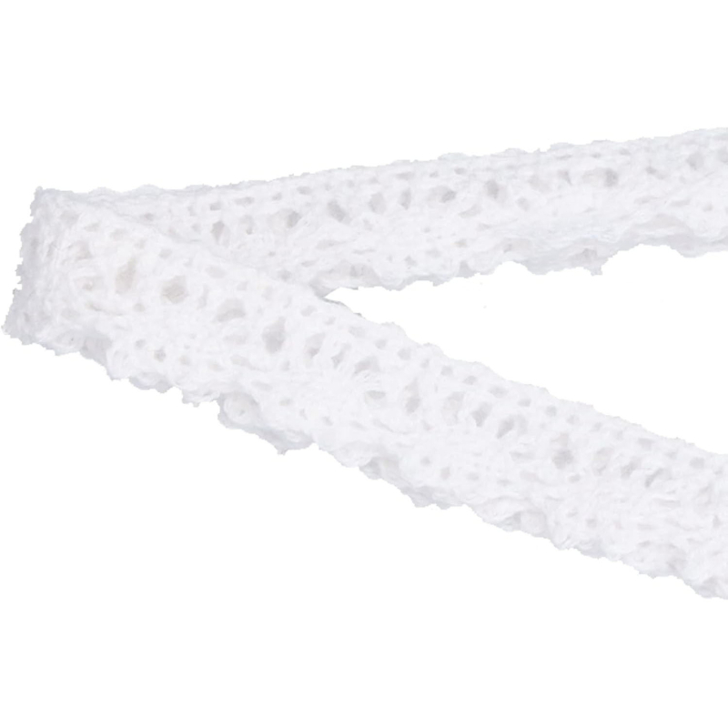 Дантелена лента за занаяти, млечна коприна, марка Други