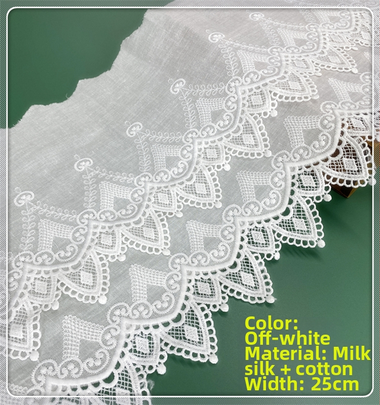 Дантелена кант за занаяти и декорации (Материал: Памук; Приложение: Занаяти; Марка: Друг)