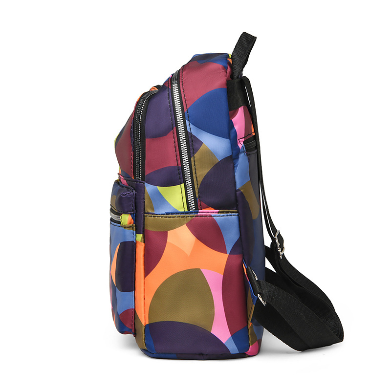 Najlon ruksak - gradska jednostavnost, Zima 2024, zatvarač, poliester podstava, unutarnji džep za ID