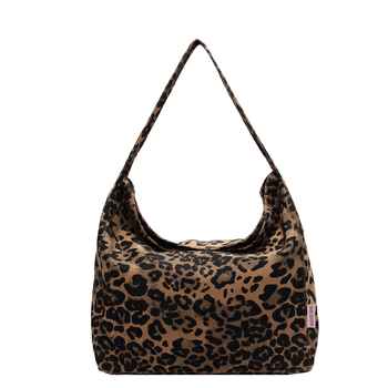 Leopard otisak platnene Tote torba, gradski stil (Materijal: platno; Oblik: uspravno kvadratni oblik; Otvaranje: magnetski zatvarač; Unutarnji džepovi: tajni džep sa zipom, džep za telefon, zip džep tipa sendvič)