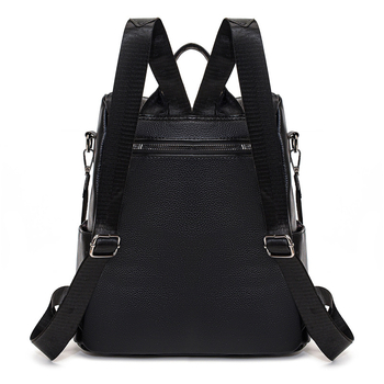 Γυναικείο PU σακίδιο πλάτης — ultra-light, χωρητικότητα 20–35 L, καμπύλη ιμάντας ώμου, επένδυση πολυεστέρα