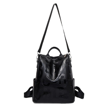 Γυναικείο PU σακίδιο πλάτης — ultra-light, χωρητικότητα 20–35 L, καμπύλη ιμάντας ώμου, επένδυση πολυεστέρα