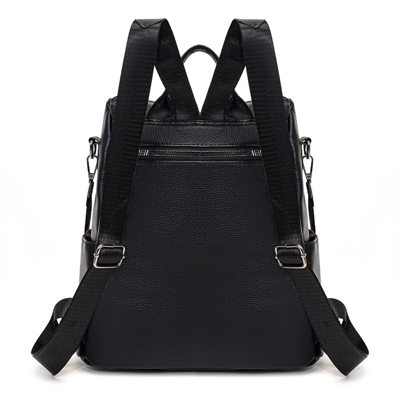 Naiste PU seljakott — ülilihtne, mahutavus 20–35 L, kõverdatud õlarihm, polüestri vooder