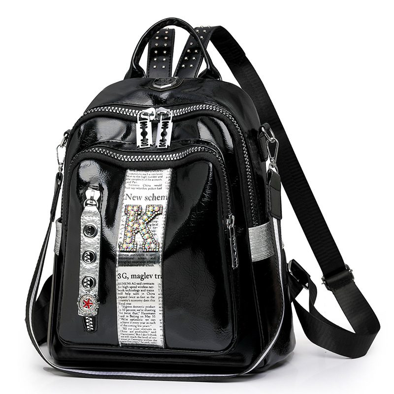 PU ranac velike kapacitete, zatvaranje zipom, pretinac za prijenosno računalo, džep za telefon, poliesterska podstava