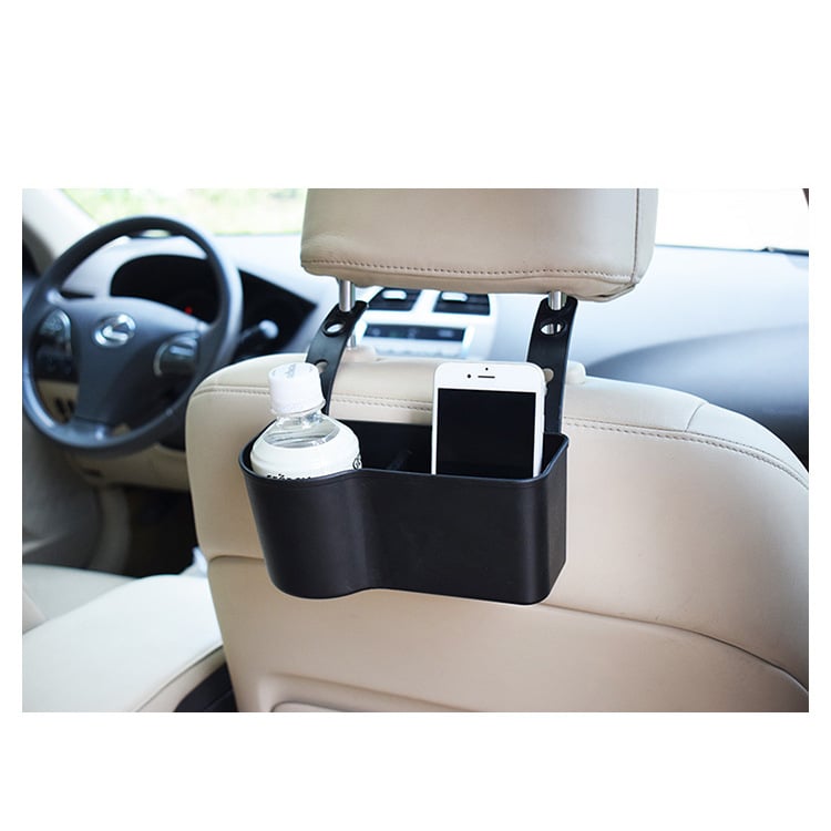 Automašīnas aizmugurējā organizētājs ar krūzes turētāju, modelis ST-1506, PP materiāls, pielāgojams