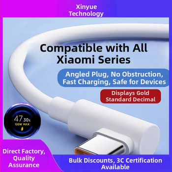 USB-C rýchlonabíjací kábel, 120W, dĺžka 1–2 m, TPE, kompatibilný s Redmi K50 Extreme Edition, K60, K70 Pro, Xiaomi 13/14