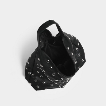 PU torba za podlakticu i rame, vertikalno kvadratni oblik, magnetsko zatvaranje, podstava od poliester, unutarnja džep s patentnim zatvaračem i džep za mobitel, svakodnevna upotreba