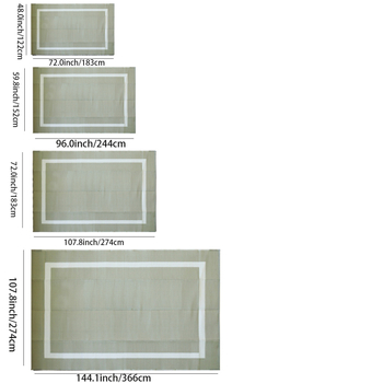 Πλαστικό στρώμα κάμπινγκ, ελαφρύ και φορητό για RV και αυλή, ανθεκτικό στην υγρασία, μοντέρνο στυλ μινιμαλισμού, πλένεται