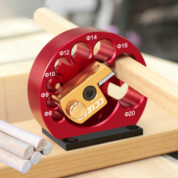 Prilagođeni alat za obradu drveta – prilagodljivi uređaj za pretvaranje četverokutnih štapića u okrugle, 1 komplet, metrički i imperijalni format, za kućnu uporabu