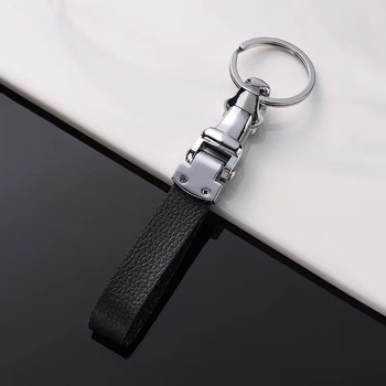 Privjesak za ključeve od cinkovog legura s glavom leoparda, moderan dizajn