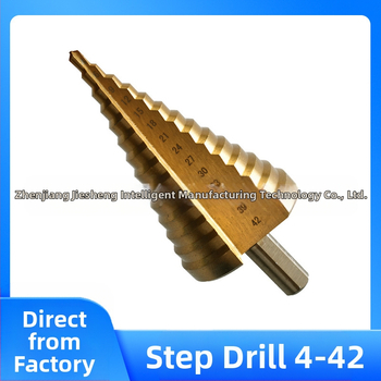 Комплект пагодни свредла за дърво със шестоголов носач – прав канал и стъпкови свредла