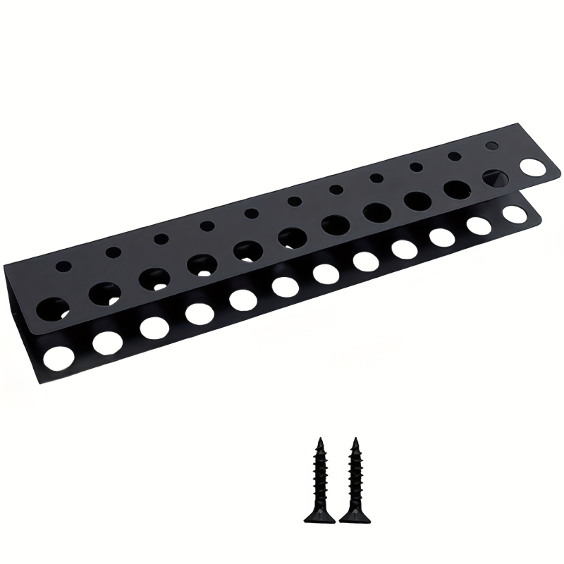 Метален стенен органайзер за инструменти, 1 бр., 23 дупки за съхранение на винтове