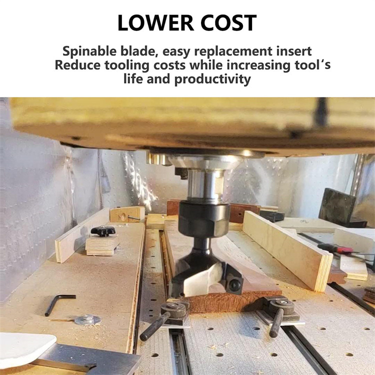 Фреза за рутер за дърво – Т-образна прорезна и гнездна фреза, с три и четири ръба, Wu марка