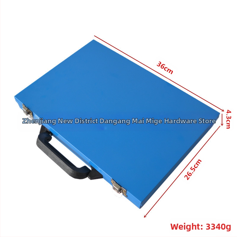 170 части комплект HSS нитридно обработени спирални свредла в метална кутия