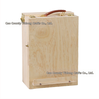 Ξύλινο επιτραπέζιο καβαλέτο με διαχωριστές και χωρίς καπάκι, μοντέρνος μινιμαλισμός για γραφική ύλη και καλλυντικά