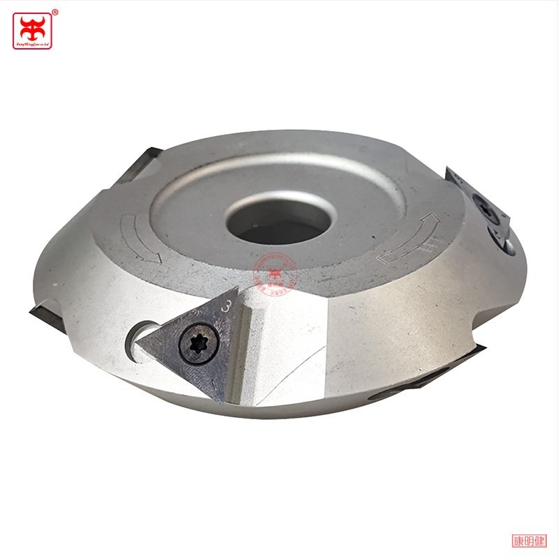 Zliatinová V‑tvarná fréza s lištou – drážkovacia čepeľ, viacnásobná konštrukcia, vhodná pre drevo, MDF a laminované dosky