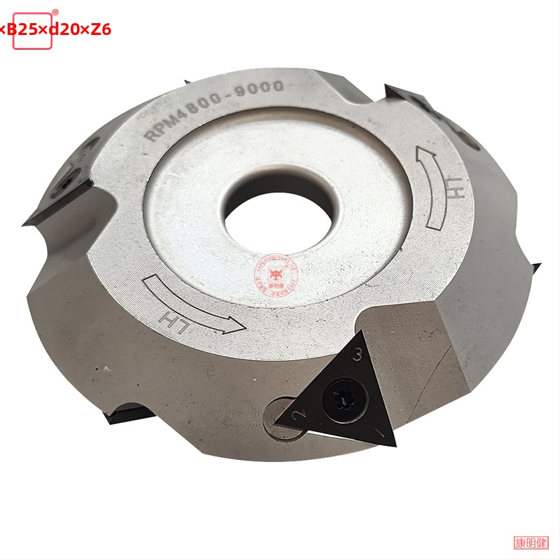 Zliatinová V‑tvarná fréza s lištou – drážkovacia čepeľ, viacnásobná konštrukcia, vhodná pre drevo, MDF a laminované dosky