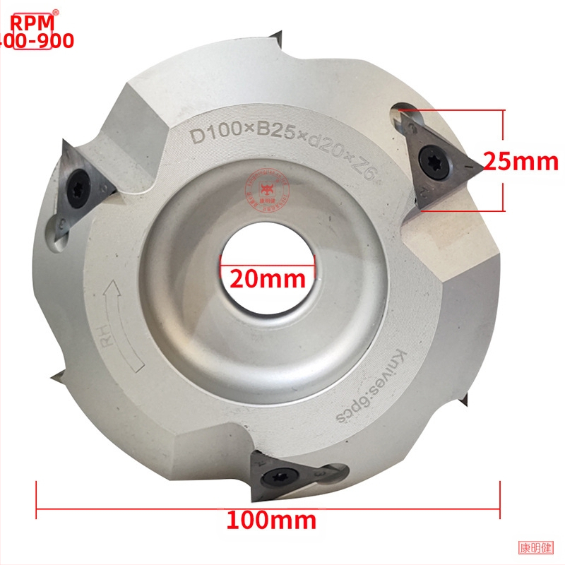 Aluminijska V-oblika freza s vodilicom – utorački nož, višezubna konstrukcija, pogodna za drvo, MDF i laminirane ploče