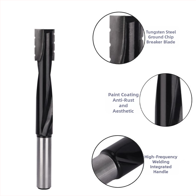 Fréza na drevo, Clearing Knife séria, na otváranie otvorov pre dverové zámky, odstraňovanie triesok a štiepanie tries, vhodná pre rôzne stroje