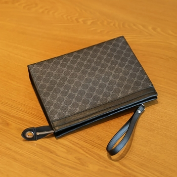 Ανδρικό clutch PU δερμάτινο τσαντάκι, επένδυση πολυεστέρα, επιχειρηματικό ταξίδι, άνοιξη 2024