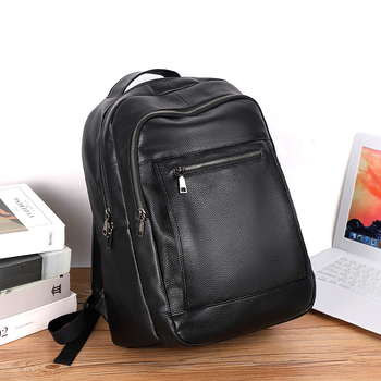 Pirmojo sluoksnio jautienos odos kuprinė, talpa 36–55 L, vyriška, modelis L5010, ergonomiškas nugaros skydelis