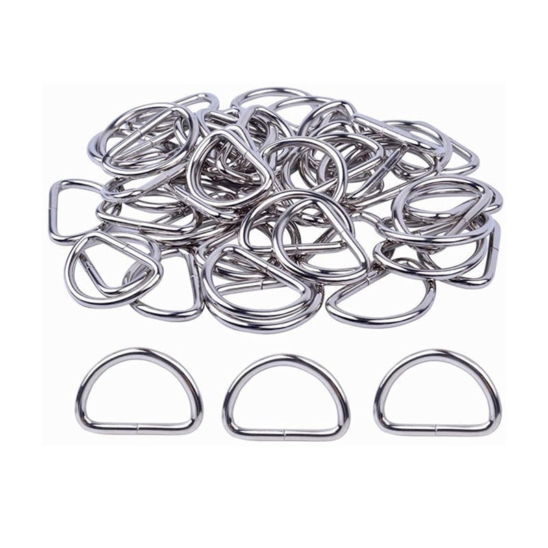 Set od 50 metalnih D kopči u polukružnom obliku za traperice – Fruit