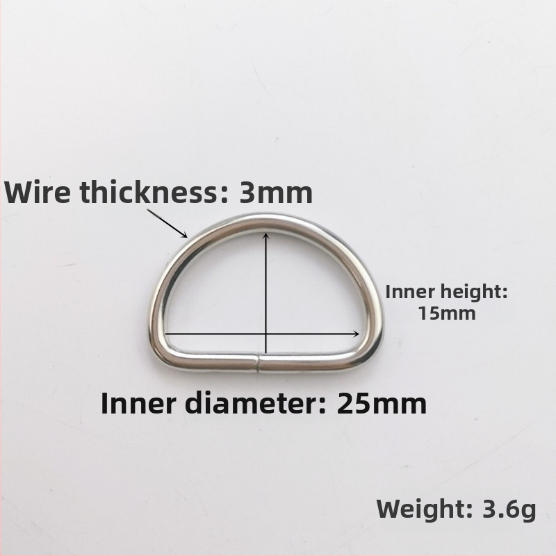 Set od 50 metalnih D kopči u polukružnom obliku za traperice – Fruit
