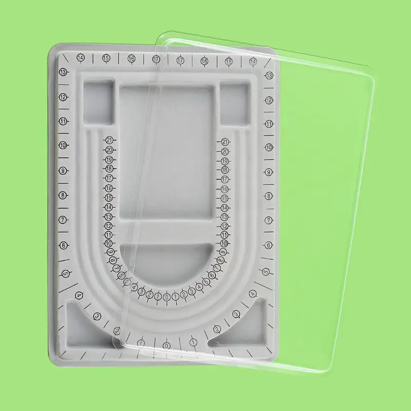 Perlų plokštelė apyrankėms – rankų darbo DIY plokštelė su dangteliu ir matavimo dialiu (Kilmė: Suzhou; Papuošalų plokštelė; 2024 vasara; Apdorojimas ar pritaikymas: Ne)